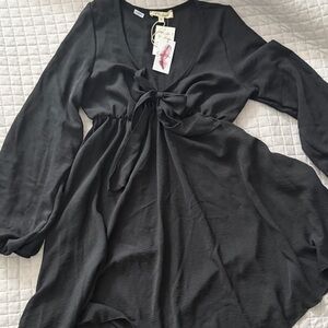Jessica Simpson Black Long Sleeve Dress